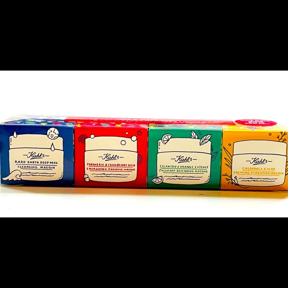 Kiehl's Disney Mini Skin Masks Set Of 4 Mickey Mouse .95oz